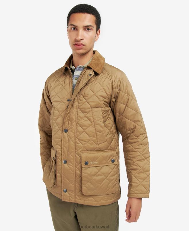 Barbour رجال جاكيت مبطن من Ashby H2VVL148 ملابس زيتون