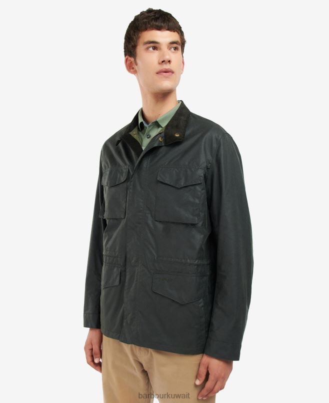 Barbour رجال جاكيت مشمع Farnham H2VVL62 ملابس حكيم