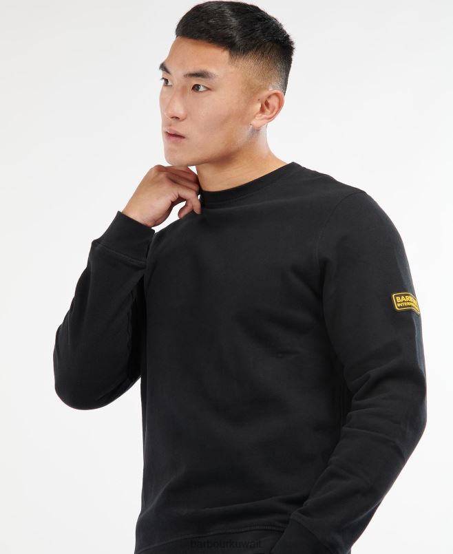 Barbour رجال شارة كنزة صوفية دولية H2VVL1008 ملابس غابة خضراء