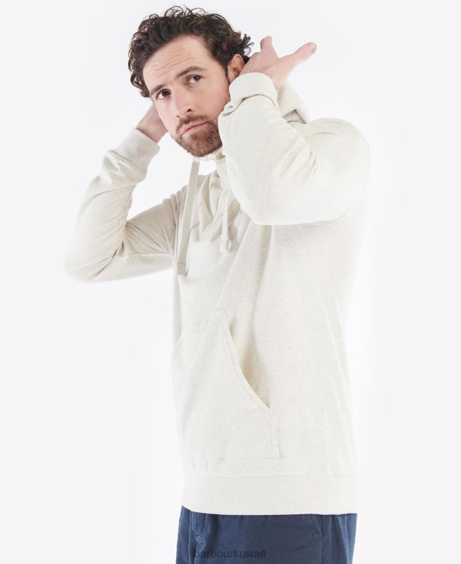 Barbour رجال هوديي هيتون H2VVL1022 ملابس المارل الرمادي