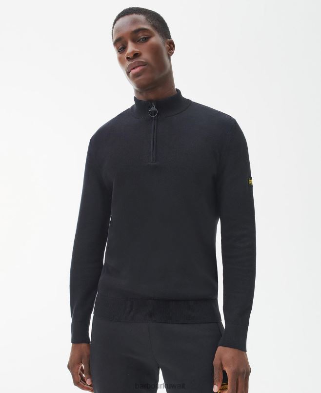 Barbour رجال سترة من القطن بسحاب نصف H2VVL1105 ملابس أنثراسايت مارل