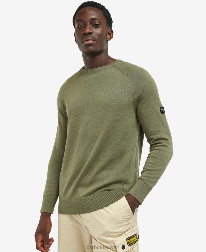 Barbour رجال سترة من القطن برقبة دائرية H2VVL1121 ملابس البحرية الدولية