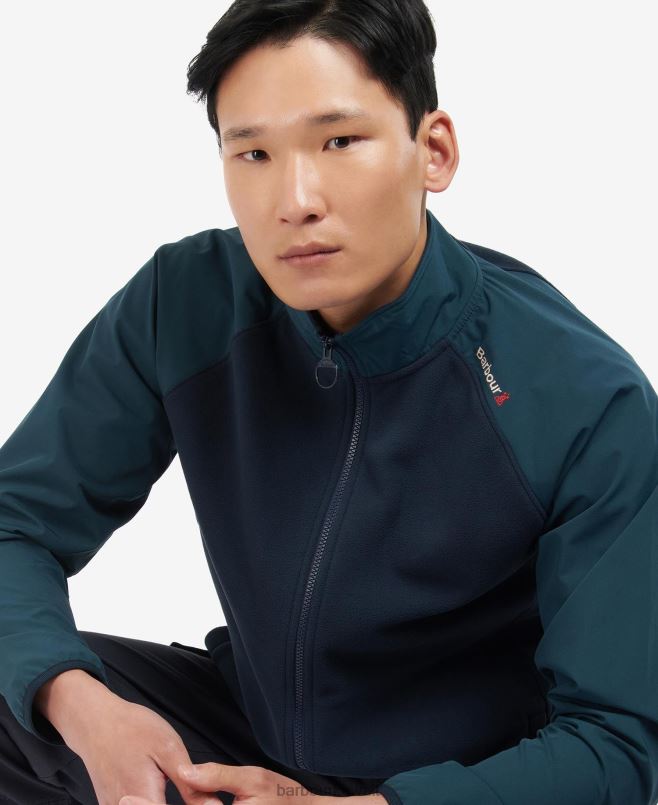 Barbour رجال لينجفيلد من خلال الصوف H2VVL1138 ملابس الكلاسيكية البحرية