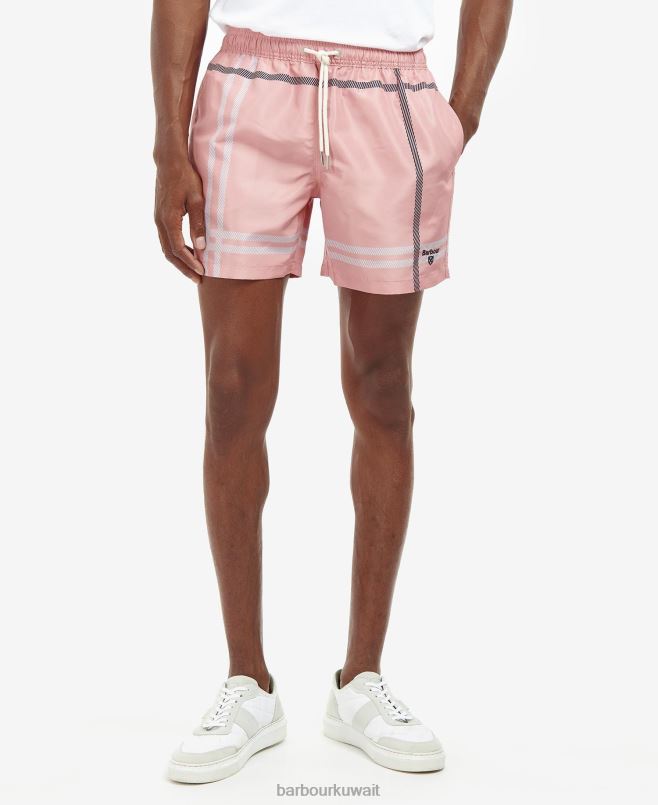 Barbour رجال شورت السباحة بلين H2VVL1191 ملابس اللبلاب الأخضر