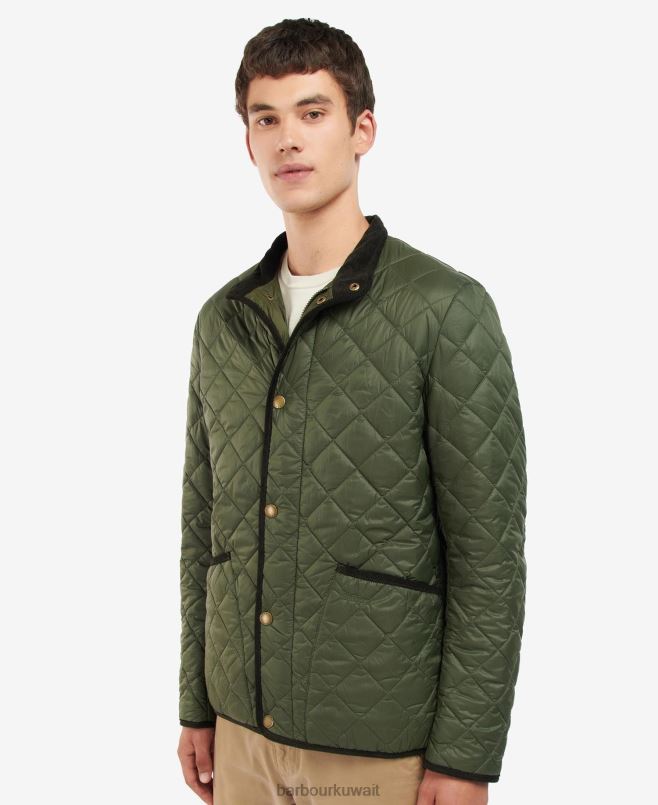 Barbour رجال جاكيت مبطن كافنديش H2VVL127 ملابس زيتون