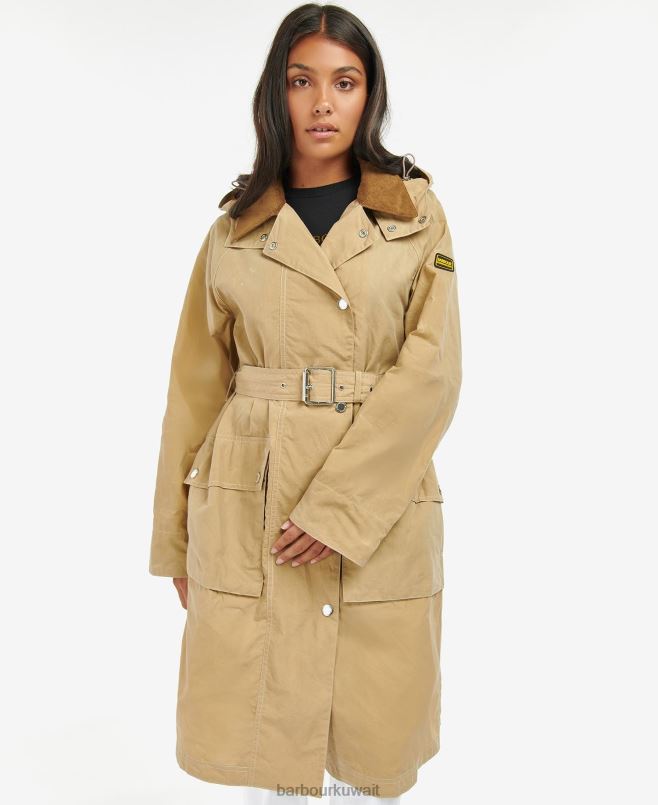 Barbour نحيف معطف واق من المطر H2VVL1529 ملابس تحقق منتصف الليل باللون الأخضر / منتصف الليل باللون الأخضر