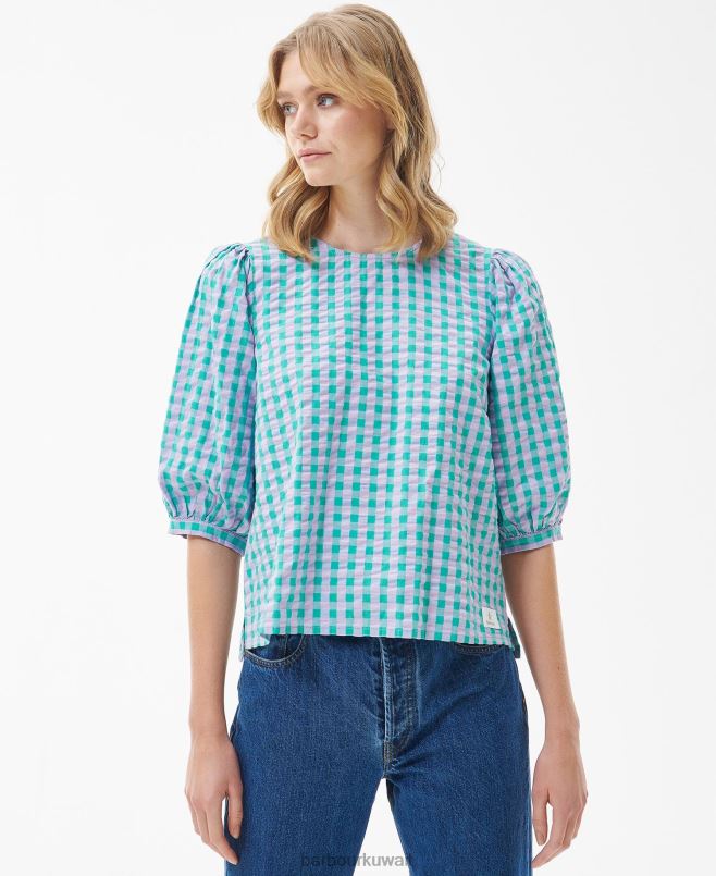 Barbour نحيف أعلى إبرة الراعي H2VVL1610 ملابس كلاسيك متعدد