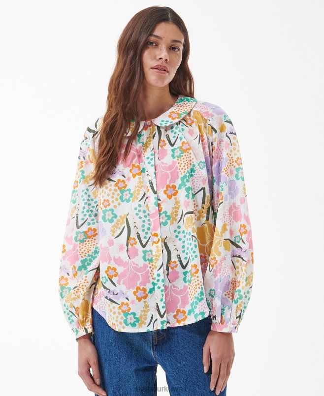 Barbour نحيف قميص دلفينيوم H2VVL1624 ملابس كلاسيك متعدد