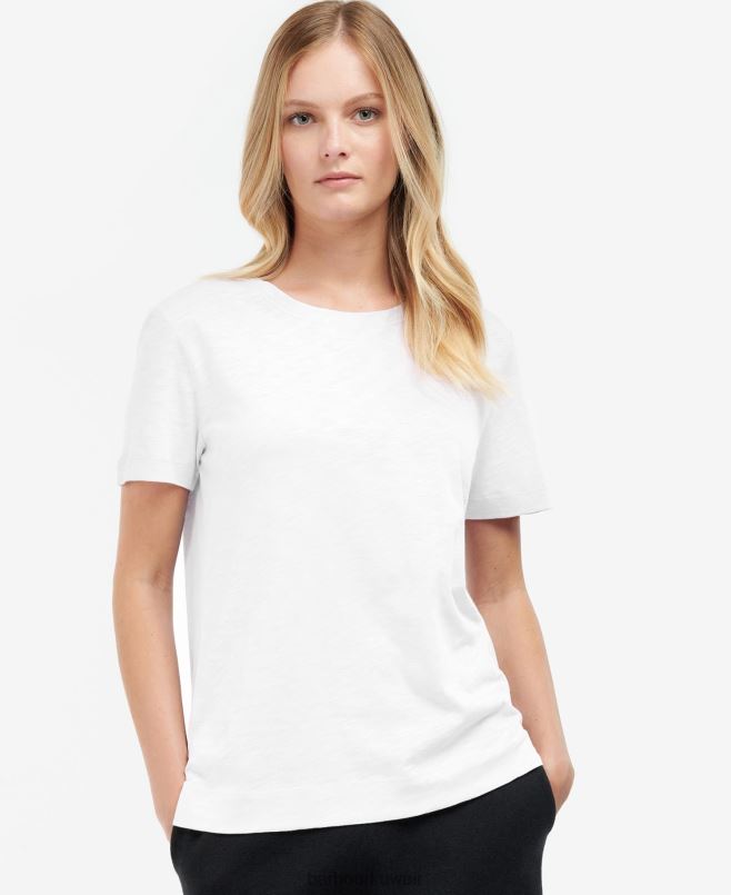 Barbour نحيف دارلا الأعلى H2VVL1668 ملابس الجريس عشبة نباتية