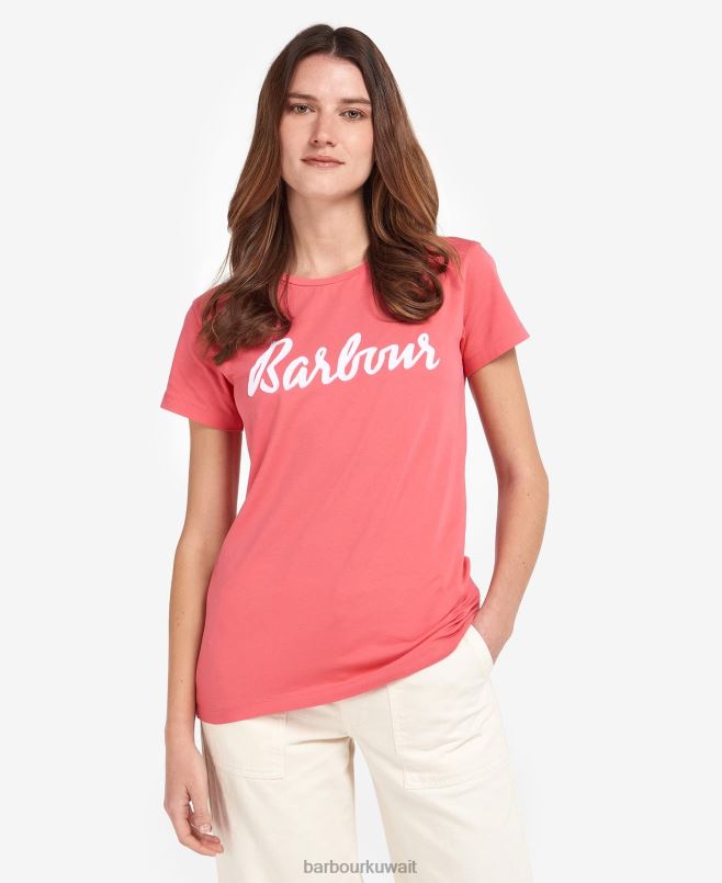 Barbour نحيف تي شيرت أوتيربيرن H2VVL1670 ملابس البحرية / الأبيض