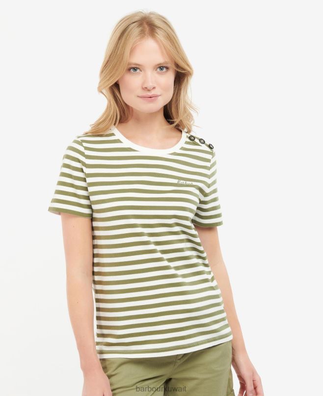 Barbour نحيف أعلى جانب العبارة H2VVL1671 ملابس القوات البحرية