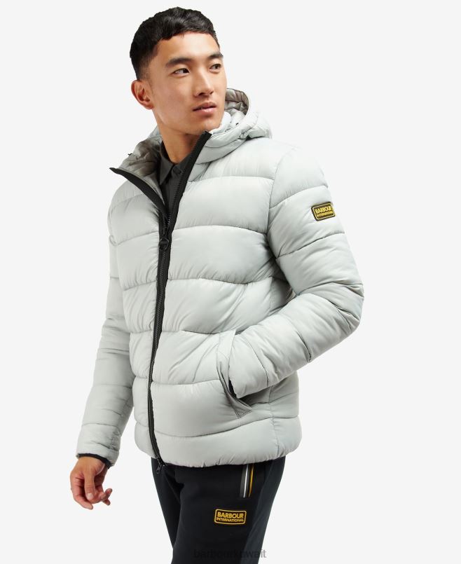 Barbour رجال سترة مبطن بوبر تراث H2VVL169 ملابس فحم