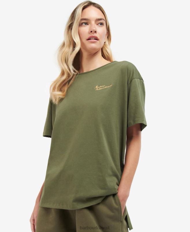 Barbour نحيف رولاند الأعلى H2VVL1706 ملابس أسود كلاسيكي