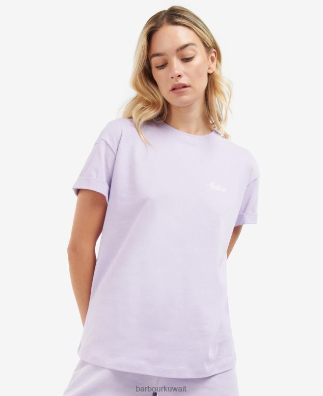 Barbour نحيف تي شيرت ألونسو H2VVL1724 ملابس أسود كلاسيكي