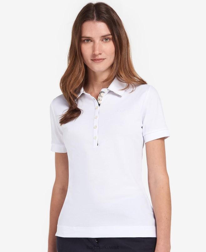 Barbour نحيف أعلى ميناء H2VVL1740 ملابس وردي / نيلي ترتان