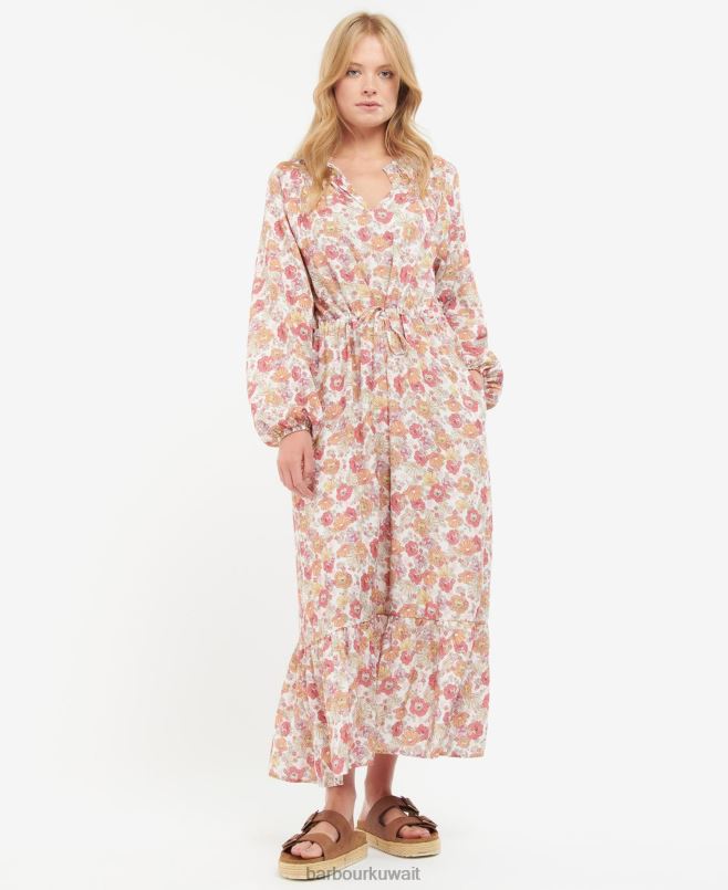Barbour نحيف فستان معرة H2VVL1845 ملابس متعدد الزهور الخفيفة