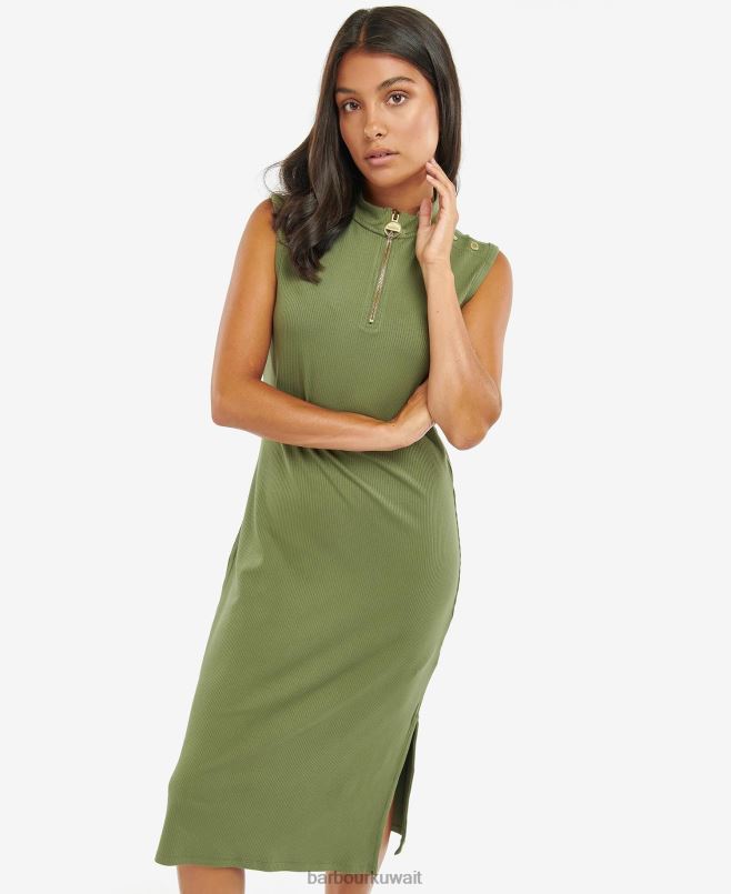 Barbour نحيف فستان كاسوكي H2VVL1854 ملابس أسود كلاسيكي