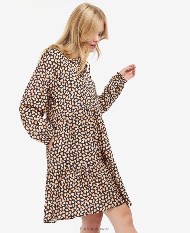 Barbour نحيف فستان آبيا H2VVL1865 ملابس متعدد الضوء