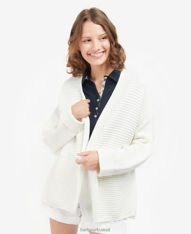 Barbour نحيف غرزة سترة جيرنزي H2VVL1913 ملابس القوات البحرية