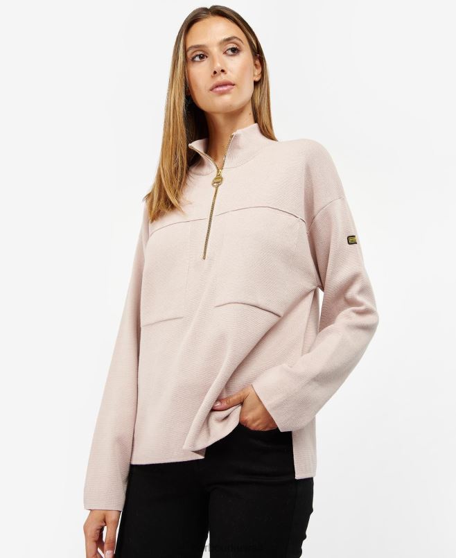 Barbour نحيف راشمور متماسكة H2VVL1915 ملابس الطين الوردي