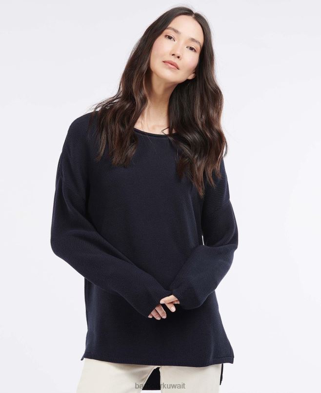 Barbour نحيف سترة محبوكة بحار H2VVL1917 ملابس محار