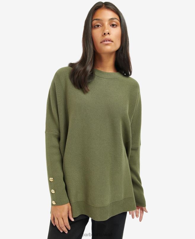 Barbour نحيف الطائر الكوبي H2VVL1962 ملابس منتصف الليل الأخضر