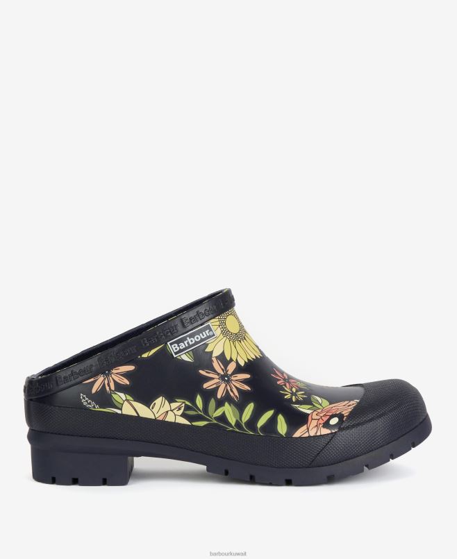 Barbour نحيف قباقيب كوين H2VVL2051 الأحذية أسود