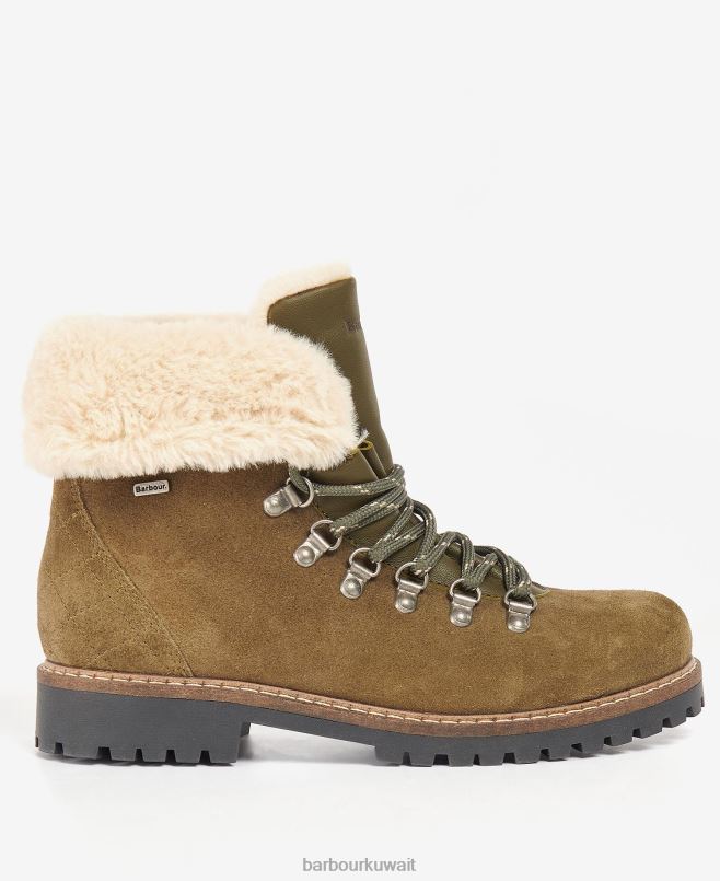 Barbour نحيف أحذية بيزلي H2VVL2080 الأحذية الكاكي