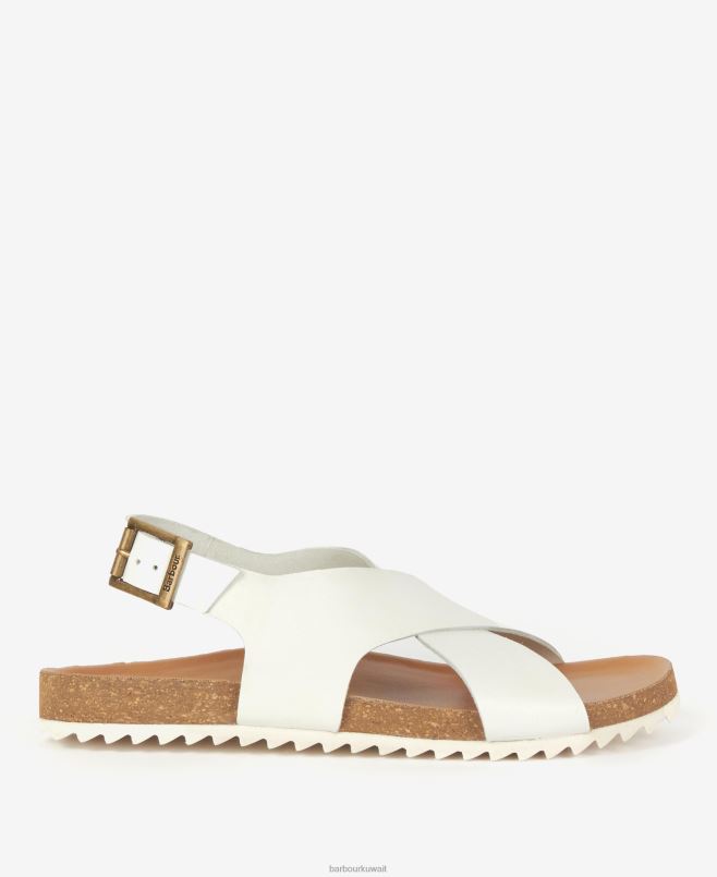 Barbour نحيف صندل روشيل بحزام متقاطع H2VVL2092 الأحذية كونياك