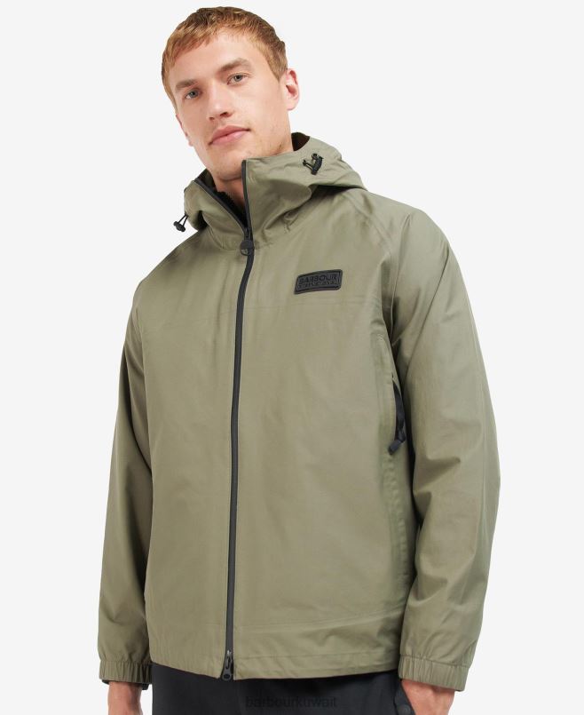 Barbour رجال سترة ماء بيركلي H2VVL218 ملابس فطر غامق