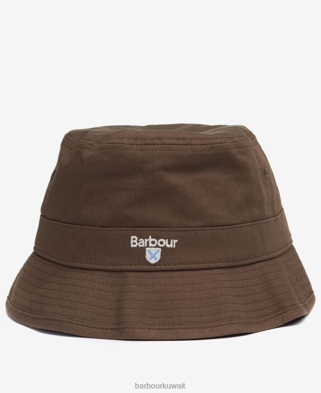 Barbour رجال قبعة دلو تتالي H2VVL2260 مُكَمِّلات زيتون
