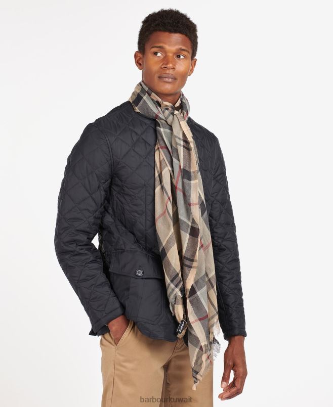 Barbour رجال وشاح ويلتون الترتان H2VVL2350 مُكَمِّلات فستان حجر الترتان