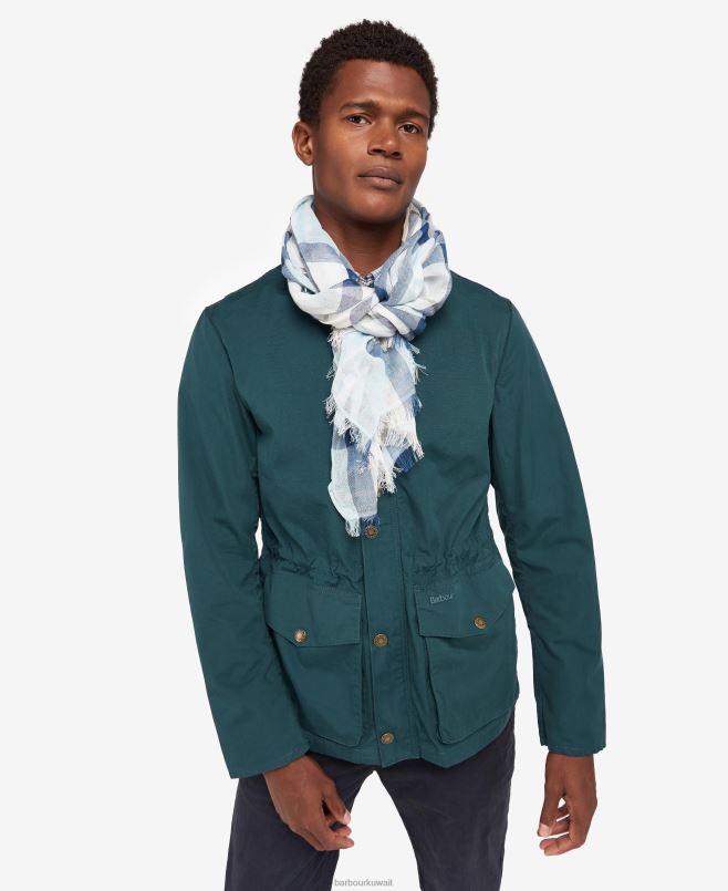 Barbour رجال وشاح ويلتون الترتان H2VVL2355 مُكَمِّلات فستان حجر الترتان