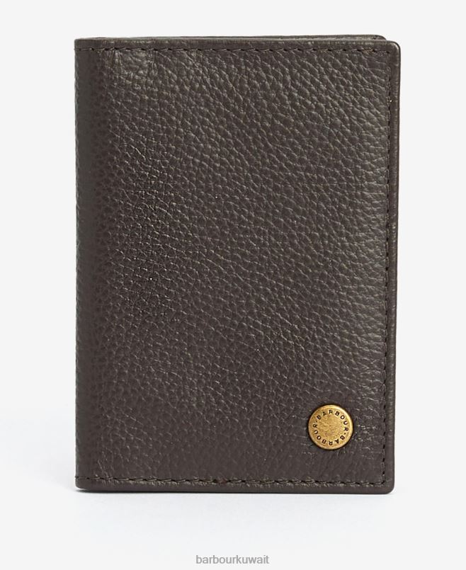 Barbour رجال محفظة جلد بلون مغاير H2VVL2375 مُكَمِّلات أسود