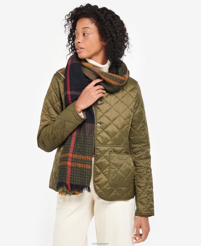 Barbour نحيف التفاف الترتان الإيمان H2VVL2450 مُكَمِّلات خندق / البحرية