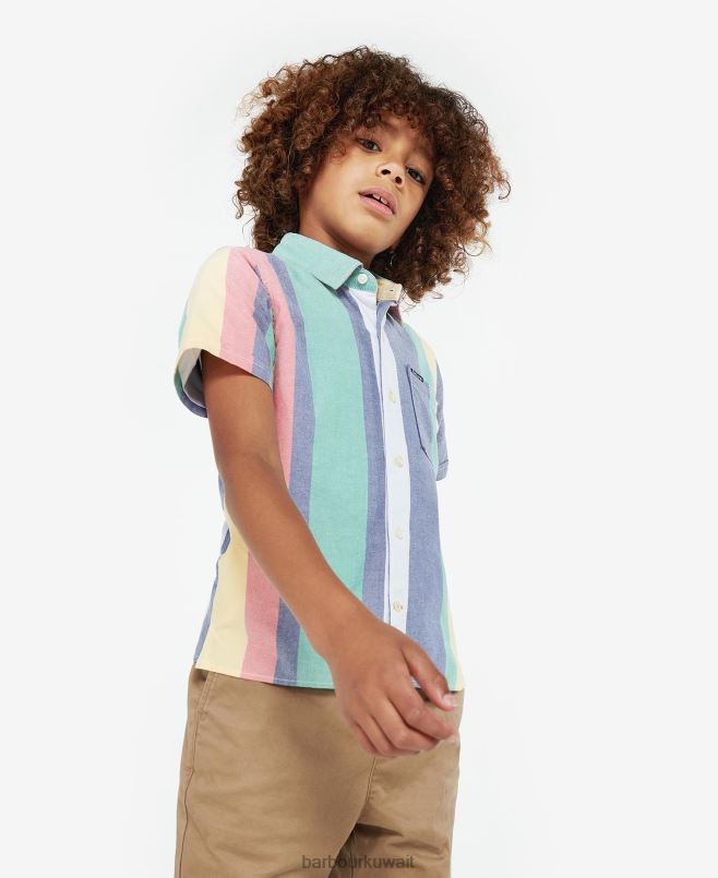 Barbour أولاد قميص دايل H2VVL2541 ملابس شامبراي