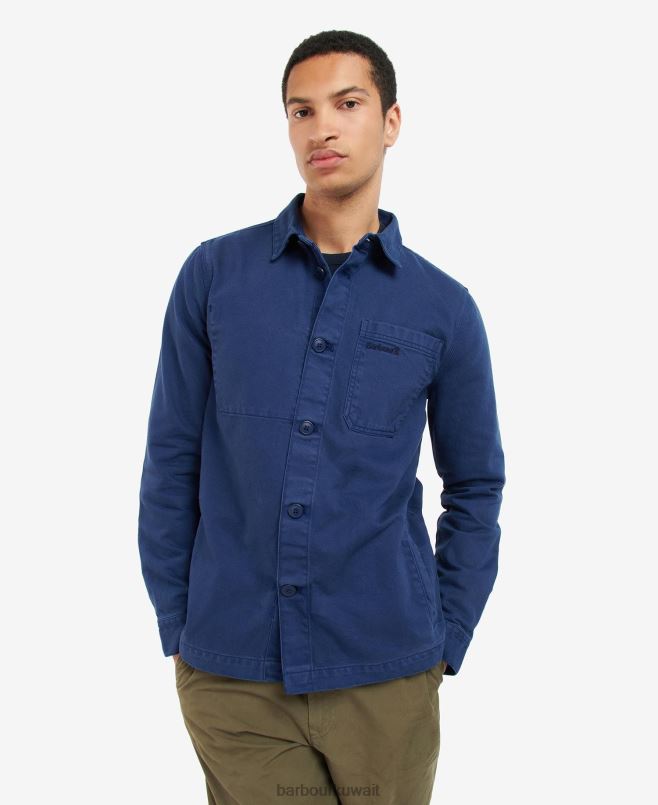 Barbour رجال قميص جينو H2VVL310 ملابس حبر أزرق