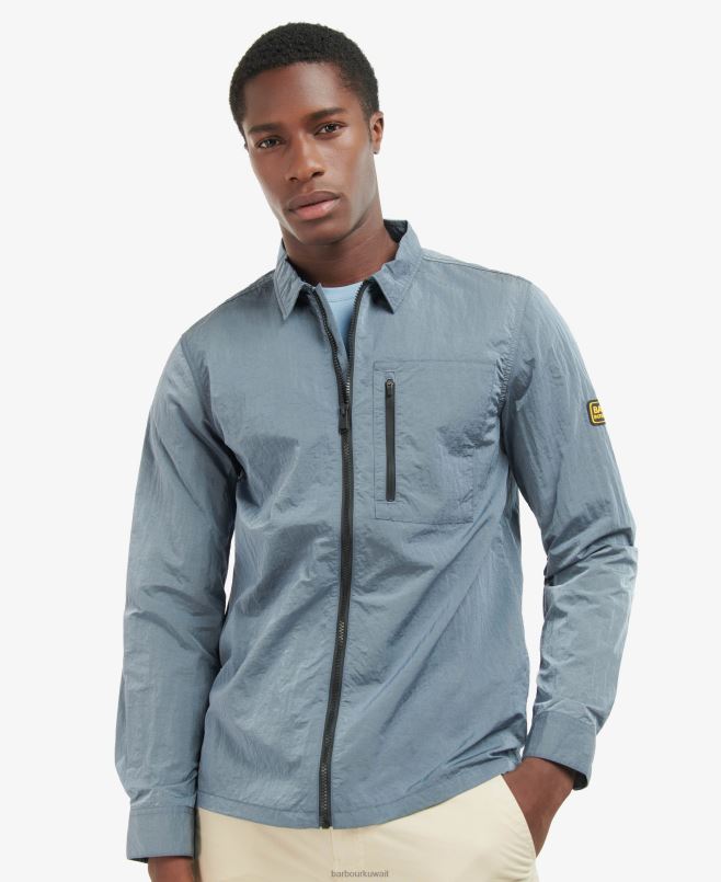 Barbour رجال نايلون ديلان H2VVL311 ملابس مسحوق أزرق