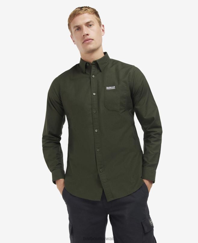 Barbour رجال قميص حركي H2VVL460 ملابس غابة