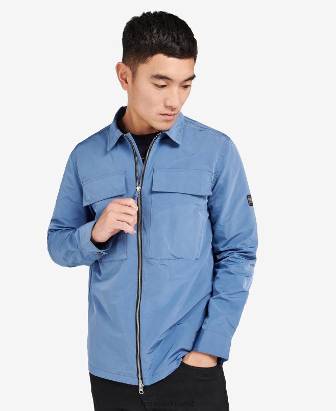 Barbour رجال قميص راي H2VVL478 ملابس الأفق الأزرق