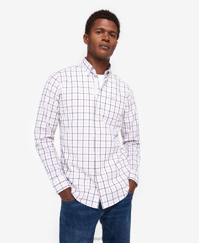 Barbour رجال قميص برادويل مفصل H2VVL488 ملابس الحجر الرملي