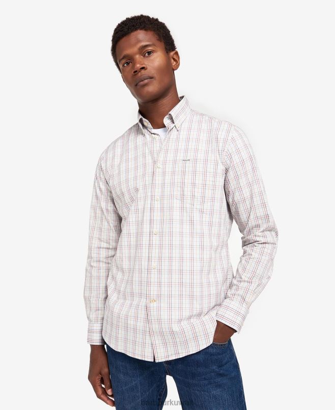 Barbour رجال قميص ألنويك H2VVL495 ملابس حجر