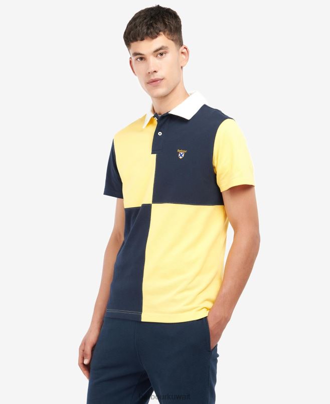 Barbour رجال قميص بولو كلارندون H2VVL637 ملابس الكلاسيكية البحرية