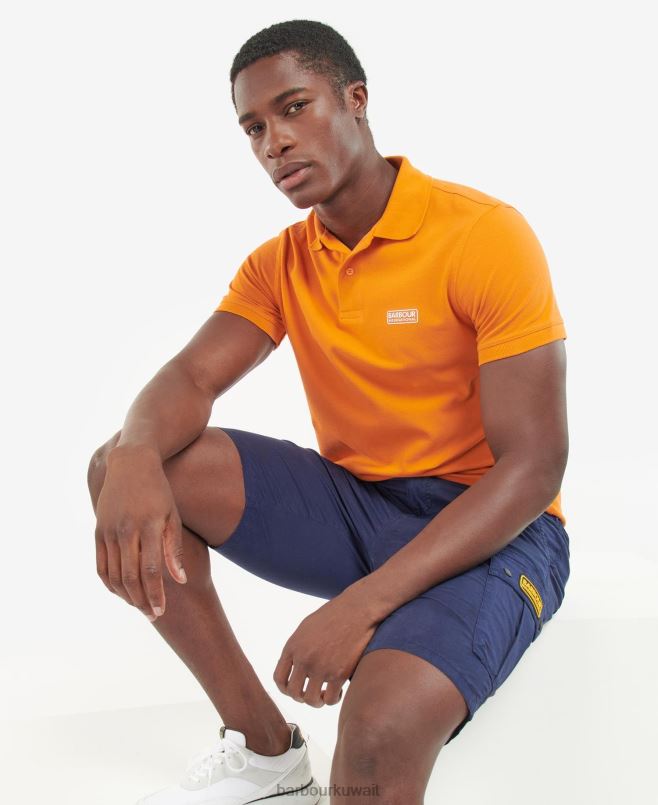 Barbour رجال قميص بولو أساسي H2VVL653 ملابس الشوك الأسود