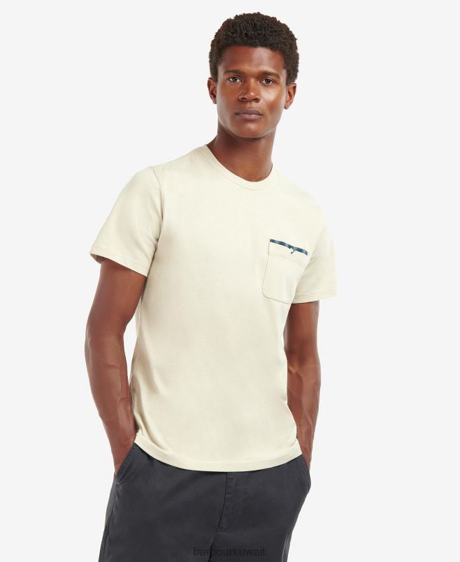 Barbour رجال تي شيرت تيسايد H2VVL796 ملابس موناكو الأزرق