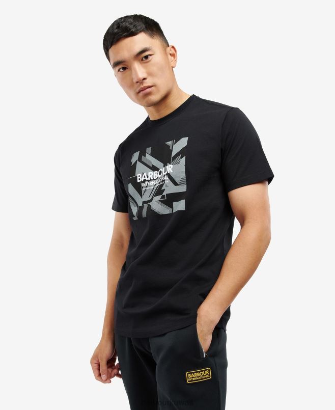 Barbour رجال داروين تي شيرت H2VVL801 ملابس كلاسيكي أبيض