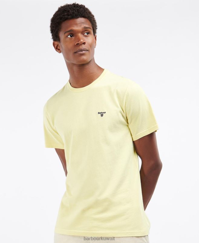 Barbour رجال تي شيرت رياضي H2VVL812 ملابس نعناع مغبر