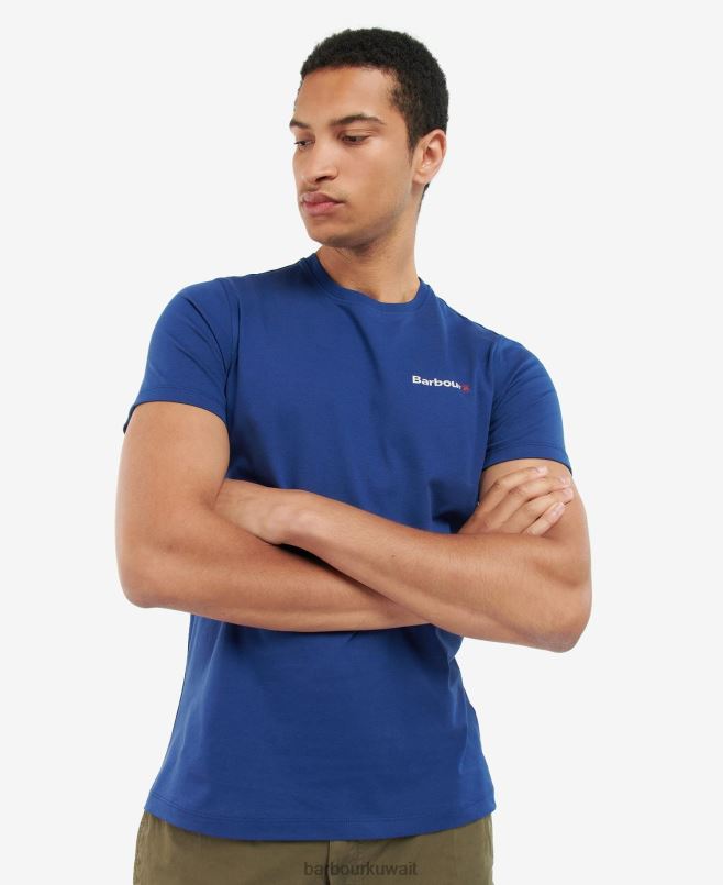 Barbour رجال منارة القطيع تي شيرت الرسم H2VVL928 ملابس خندق