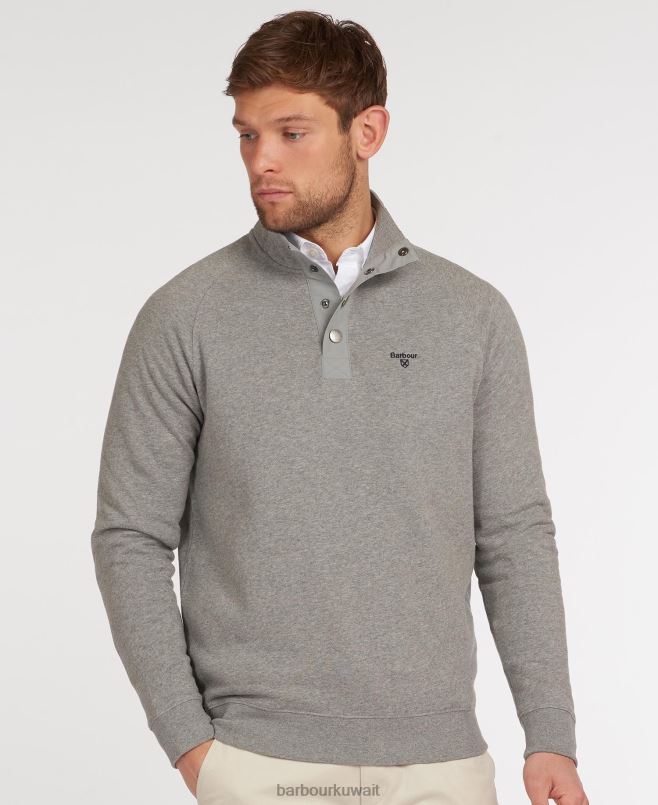 Barbour رجال قميص من النوع الثقيل نصف المفاجئة H2VVL982 ملابس القوات البحرية