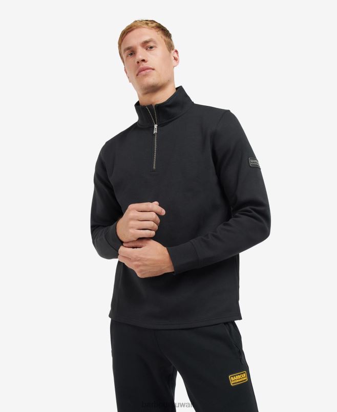 Barbour رجال الربيع نصف البريدي H2VVL993 ملابس أسود كلاسيكي